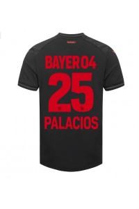 Bayer Leverkusen Exequiel Palacios #25 Jalkapallovaatteet Kotipaita 2023-24 Lyhythihainen